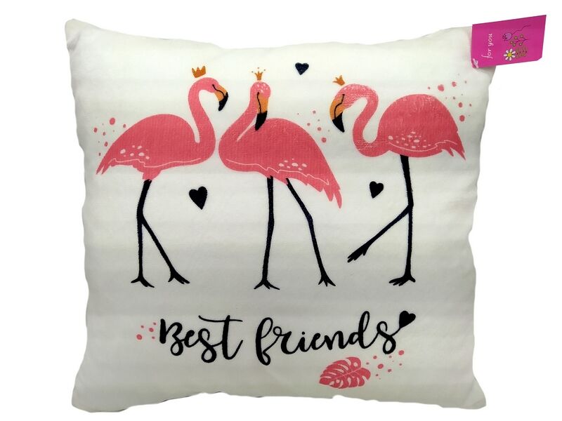 Донецк игрушка оптом Подушка-игрушка 3 фламинго VAP-095