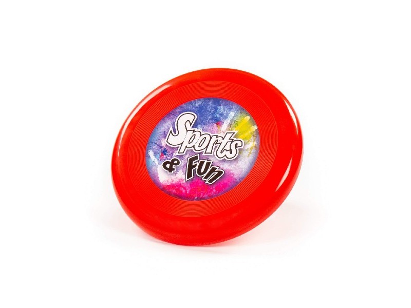 Донецк игрушка оптом Летающая тарелка Ø225 мм красная