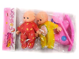 Набор из 2-х пупсов 12 см с аксесс. в пак. 2998 доставка оптом в Донецк