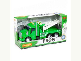 "Профи", автомобиль-эвакуатор 33 см инерционный (со светом и звуком) (зелёный) (в коробке)