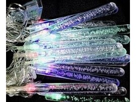Гирлянда Колбочка с пузырьками, мульти, нить диод 40(20)л, 3м, проз.пр., с переход.