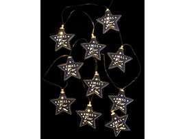 Гирлянда Звездочки 1.6 м, 10 фигур, на бат. ГН-0031