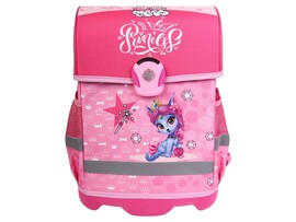 Ранец ортопедический «КОШЕЧКА-ПРИНЦЕССА» 36*28*21 см доставка оптом в Донецк