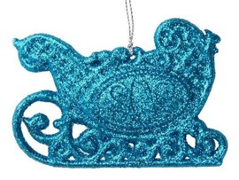 Подвеска елочная ГОЛУБЫЕ САНИ 10см 75125 доставка оптом в Донецк