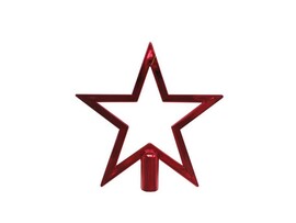 Верхушка на елку КРАСНАЯ ЗВЕЗДА 20см 89145 доставка оптом в Донецк