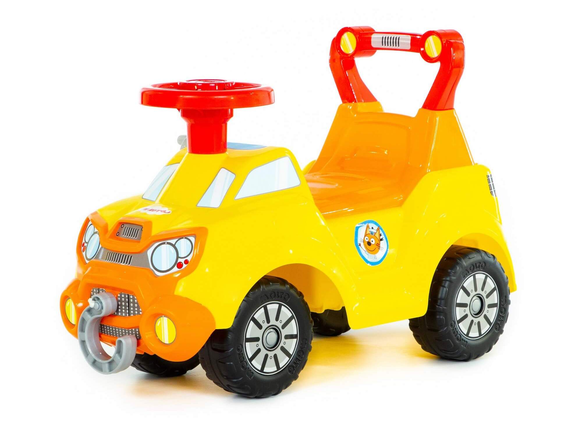 Донецк игрушка оптом Каталка-автомобиль "ТРИ КОТА"