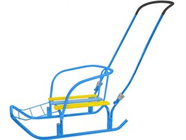 Санки детские "Ветерок 7" голубые доставка оптом в Донецк