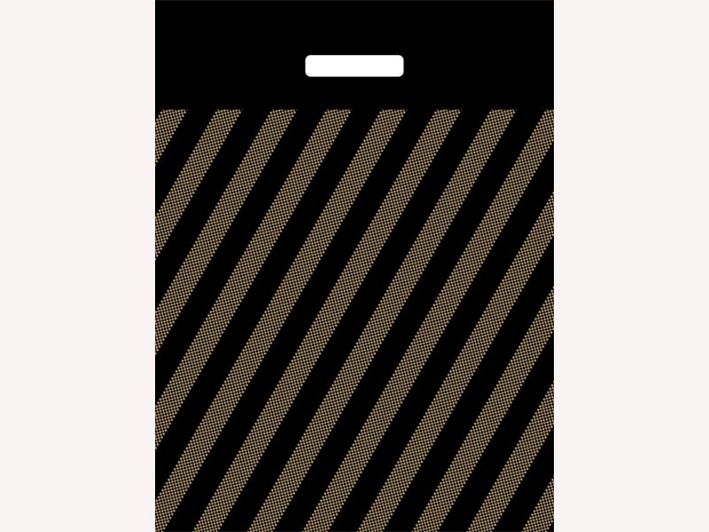 Пакет п/э вырубной  "Полоса" (40*50) ВУР37538 (кратно 50)