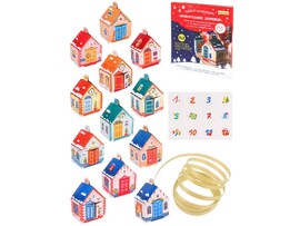 Адвент-календарь 4 в 1 "Новогодние домики" 12 шт КНГ-7004 доставка оптом в Донецк