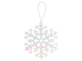 Подвеска елочная «Новогодняя снежинка» 12,5*12,5 см НУ-5018 доставка оптом в Донецк
