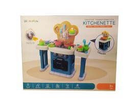 Кухня на бат. (свет, звук, вода, пар) с посудой и продуктами 50*38,5*13 см в кор. BL-105B доставка оптом в Донецк