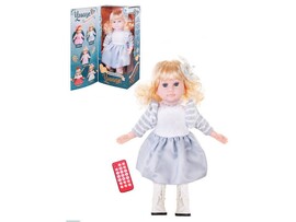 Кукла интерактивная на р/у на бат. с аксесс. 50*24*14 см в кор. F20B-02 доставка оптом в Донецк