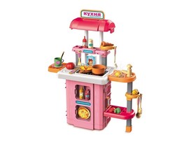 Кухонный набор "Учимся готовить" (свет, звук) 71*59,5 см в чемодане 453145 доставка оптом в Донецк