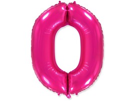 Шар-цифра «0» фуше 102 см 901760F доставка оптом в Донецк