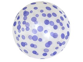 Шар «Deco Bubble. Сиреневое конфетти» прозрачный 19 см доставка оптом в Донецк