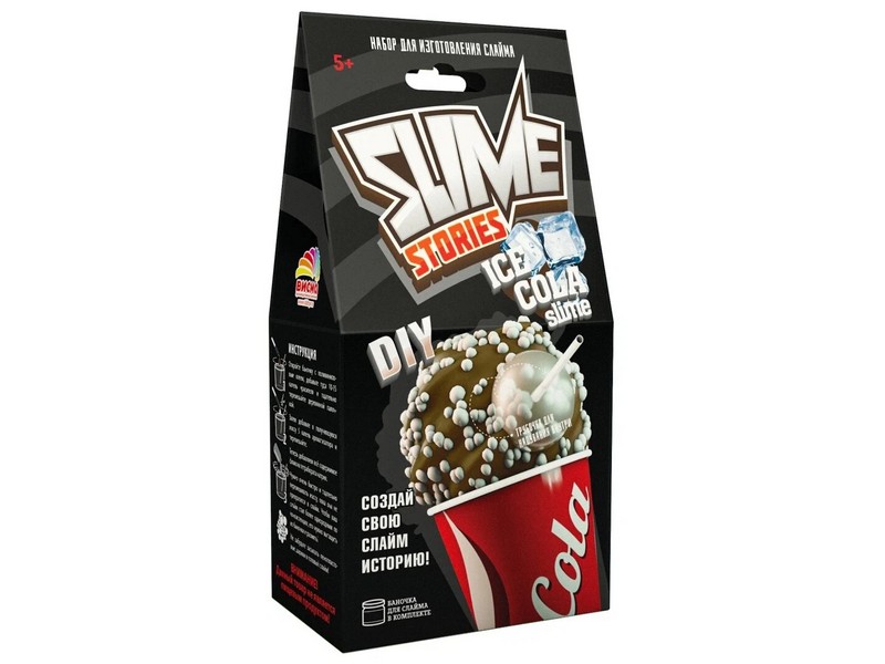 Донецк игрушка оптом Набор для изготовления слаймов «Slime Stories. Ice cola"