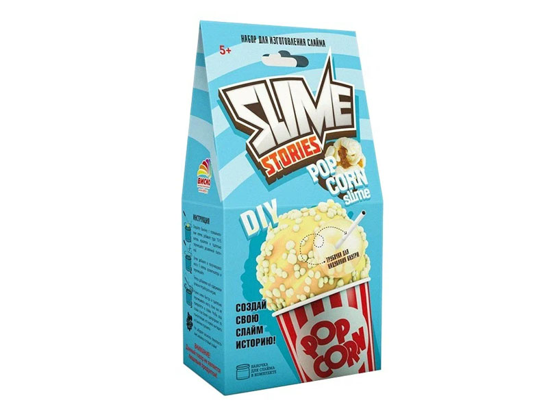 Донецк игрушка оптом Набор для изготовления слаймов «Slime Stories. Popcorn"