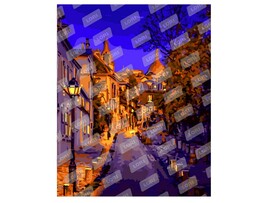 Холст с красками 40х50 см по номерам. КРАСИВЫЙ ВЕЧЕР доставка оптом в Донецк