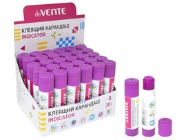 Клей-карандаш PVA deVente 8гр Indicator фиолет. (при высых-прозр)