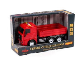 МАЗ, автомобиль бортовой 26 см инерц. (свет и звук) (в коробке)