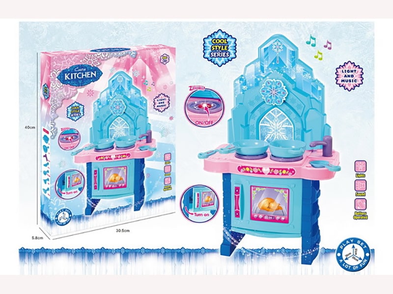 Набор Кухня "Холодное сердце", свет/звук 40*31см в кор. Арт.018-61