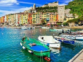 Алмазная мозаика 30х40 см ЯРКИЙ ДЕНЬ НА ЛОДОЧНОЙ (с подр., с полн. заполн., блест.) доставка оптом в Донецк