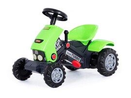 Каталка-трактор с педалями "Turbo-2" зелёная доставка оптом в Донецк