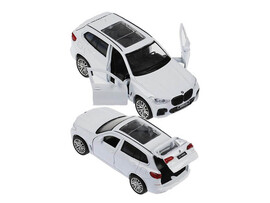 Машина металл "BMW X5 M-Sport" 12 см, дв., багаж, инерц, бел., кор. Технопарк