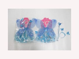 Костюм карнавальный (юбка, крылья бабочки, ободок, волшебная палочка) в пак. С1122-18 доставка оптом в Донецк