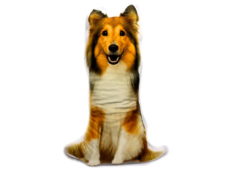 Донецк игрушка оптом Подушка-игрушка Собака Колли 68см FPАВ-204
