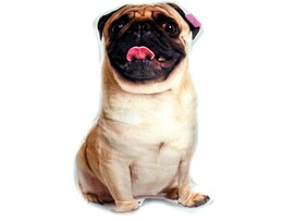 Подушка-игрушка Собака Мопс 63см FPАВ-202 доставка оптом в Донецк