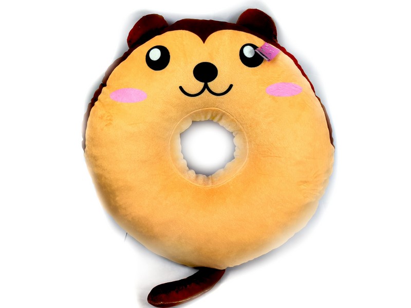 Донецк игрушка оптом Подушка-игрушка Пончик Ежик 48*48см BAV-002