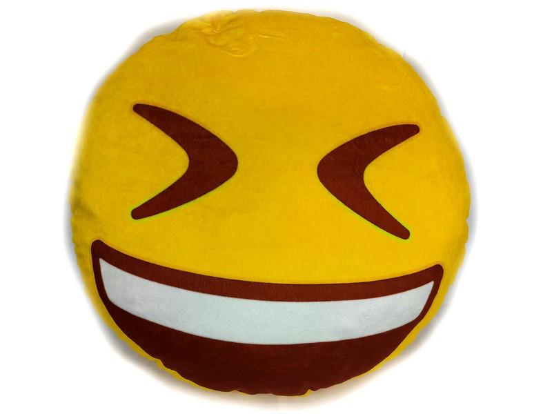 Донецк игрушка оптом Подушка-игрушка Смайл смех 48*48см SML-004