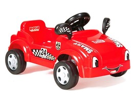 Машина-каталка педальная DOLU с клаксоном красная 8019 доставка оптом в Донецк