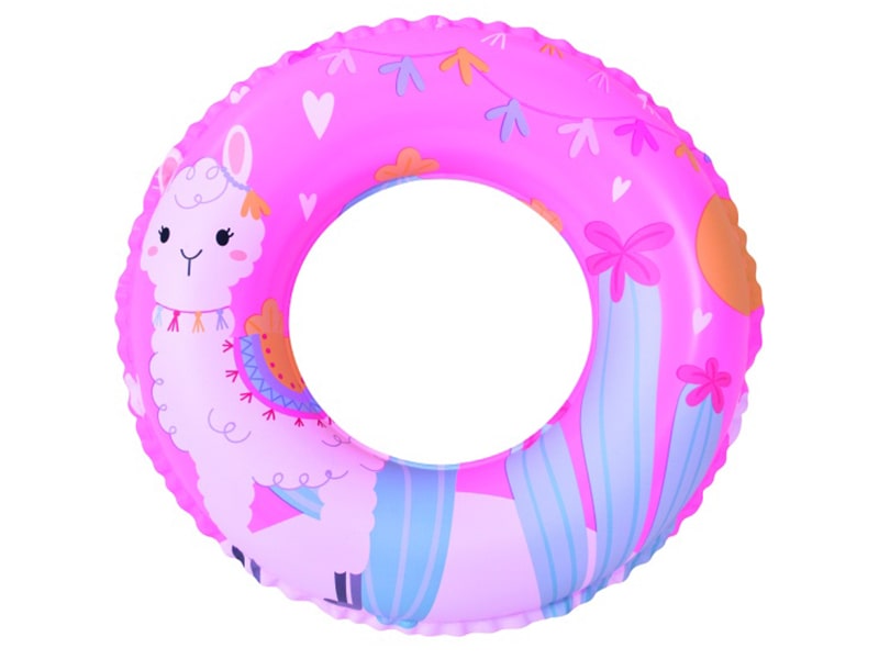 Круг надувной "Альпаки" розовый 50 см. Арт.90222