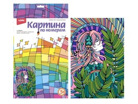 Картина на картоне с красками 20х28,5 см по номерам. «АНИМЕ. Природа души» доставка оптом в Донецк