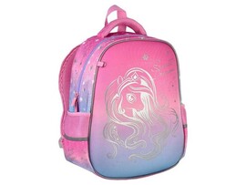 Ранец школьный «ВОЛШЕБНЫЙ ПОНИ» 27,5*37,5*14,5 см (полиэстер, ЭВА панель, 1 отделение на молнии, формоустойчивая спинка) доставка оптом в Донецк
