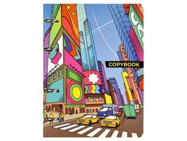 Тетрадь 120 л КЛЕТКА «В КРАСКАХ» (на кольцах, мат. лам.) доставка оптом в Донецк