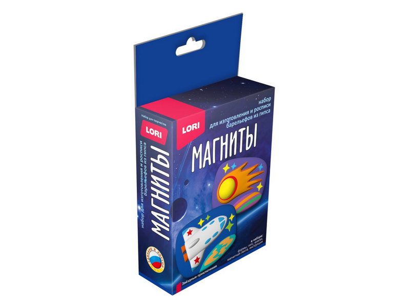 Донецк игрушка оптом Магниты из гипса "Звездные приключения" 2 формы