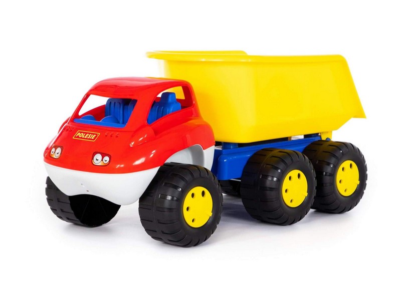 Донецк игрушка оптом Автомобиль-самосвал "Дакар" с прицепом в пакете