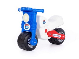 Мотоцикл "Моторбайк" бело-синий доставка оптом в Донецк