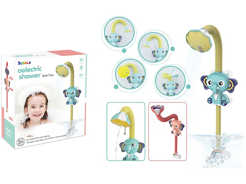 Донецк игрушка оптом Аква-душ на бат. «Слоник» 21*24*10 см в кор. 8366-22A