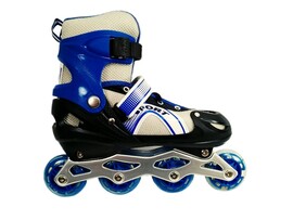 Ролики 39-42 р. (металл. рама, свет. колеса) в сумке 612L доставка оптом в Донецк