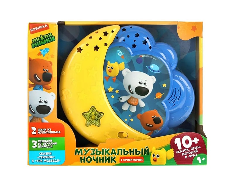 Ночник "Ми-ми-мишки" 16*19 см, проектор, песни, звуки, свет. HT486-R