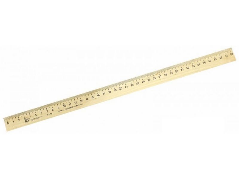 Донецк игрушка оптом Линейка деревянная 40 см «МОЖГА»