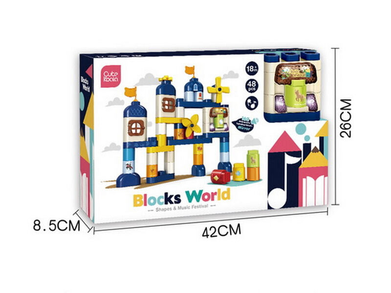 Донецк игрушка оптом Конструктор на бат. (свет, звук) 48 дет. в кор. 2310