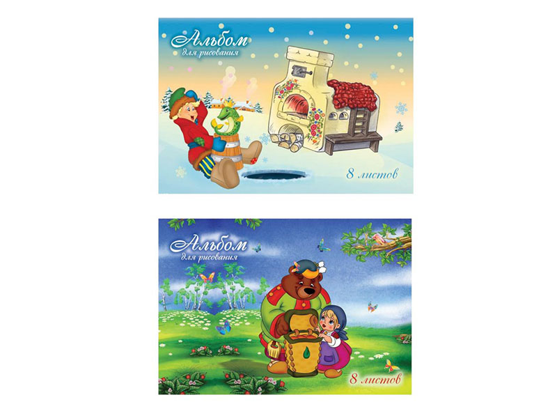 Альбом для рисов. 8 л."Добрые сказки" АР08М134/О/1