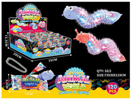 Брелок-антисресс «СЛИЗЕНЬ» (свет) в пак. SS-3124 доставка оптом в Донецк