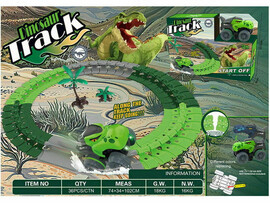 Трек на бат. «ДИНО» с аксесс. 49 дет. в кор. HY-2088B доставка оптом в Донецк