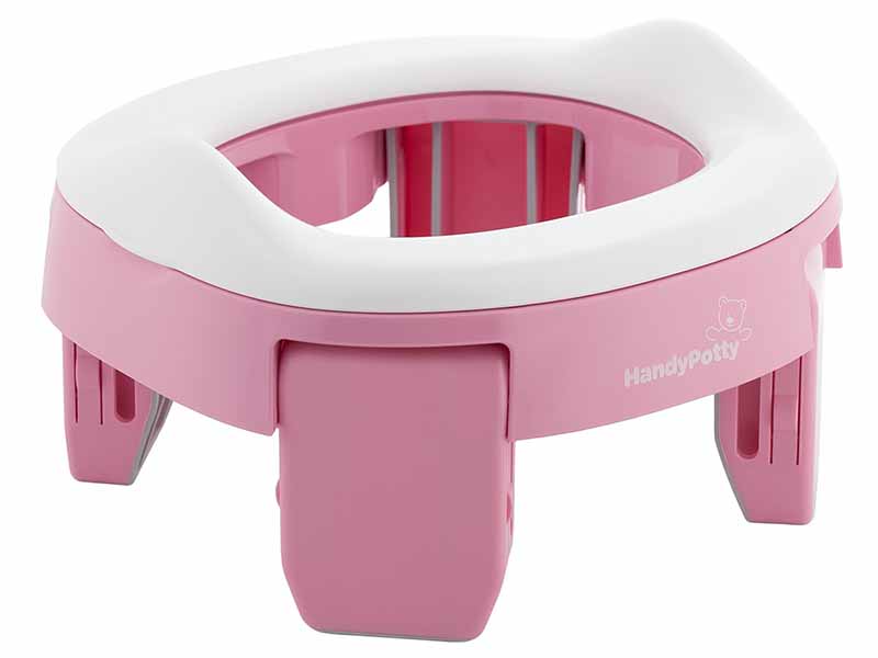 Дорожный горшок HandyPotty в сумке, розовый. Арт. HP-250RG